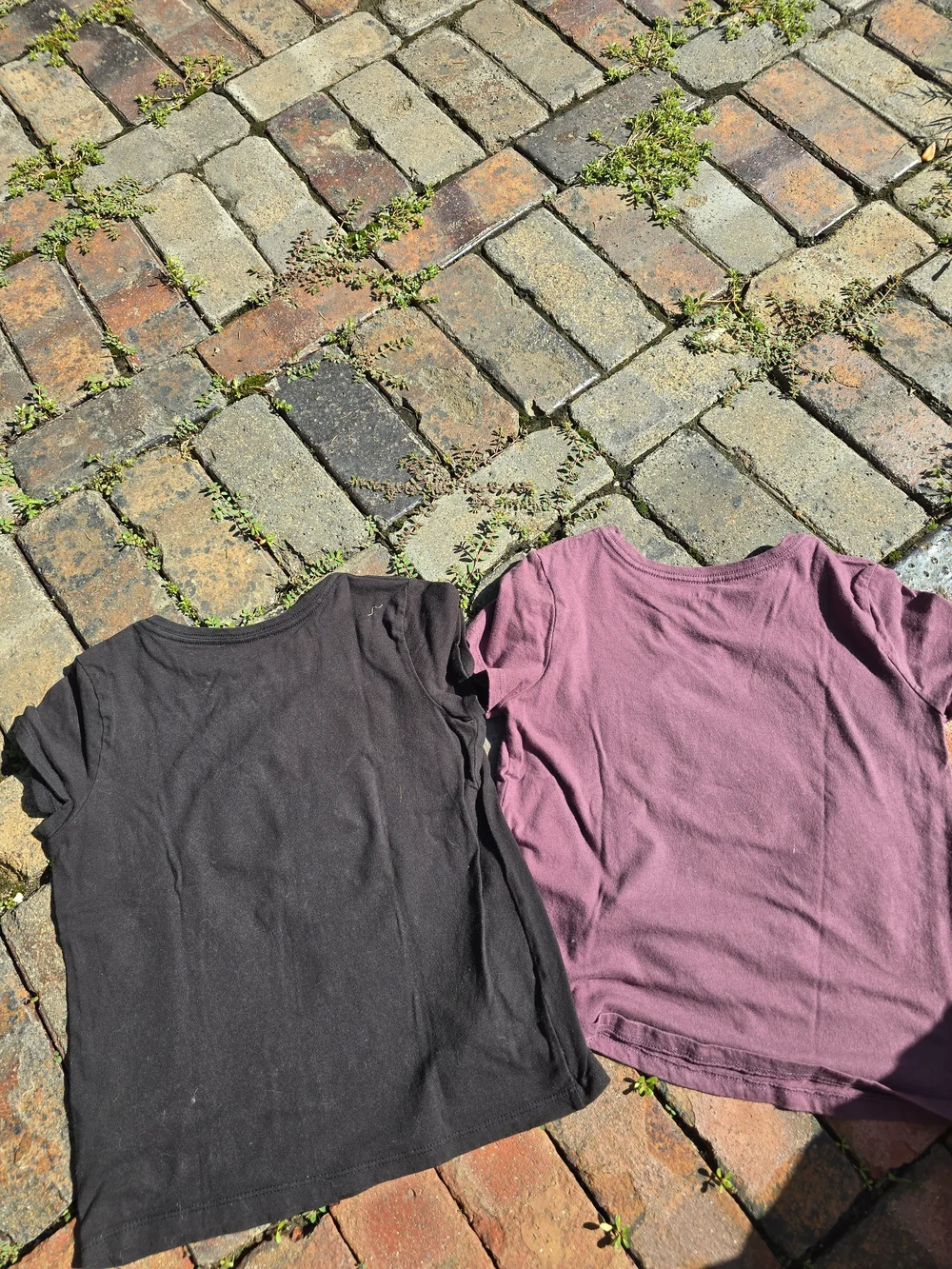 Halloween Tee Bundle Purple 'Creepin' Cat' Graphic And What Up Boo Tee Old Navy